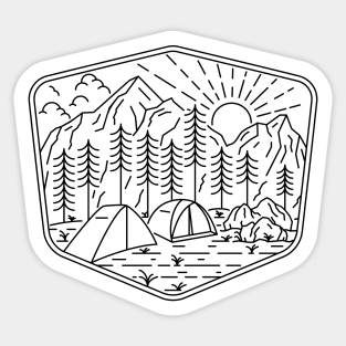 Relaxation (Black) Sticker